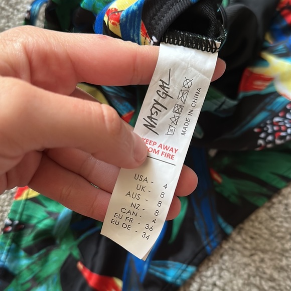 Swimsuit High Leg Tropical - Picture 4 of 4